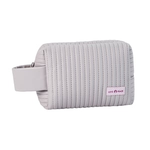 1 Piece Simple Sweet Style Octagonal Shape Solid Color PU Women's Makeup Bag h5